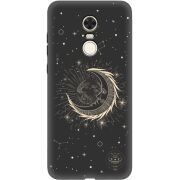 Черный чехол Uprint Xiaomi Redmi 5 Plus Moon