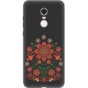 Черный чехол Uprint Xiaomi Redmi 5 Plus Ukrainian Ornament
