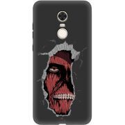 Черный чехол Uprint Xiaomi Redmi 5 Plus Нападение на Титана
