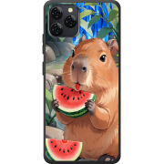 Чохол BoxFace Blackview A95 Капібара з кавуном