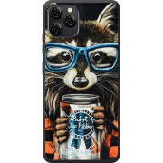 Чохол BoxFace Blackview A95 Енот с банкой