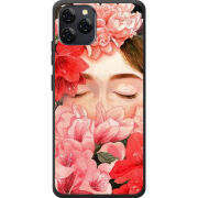 Чохол BoxFace Blackview A95 Girl in Flowers
