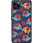 Чохол BoxFace Blackview A95 Flying Elephants