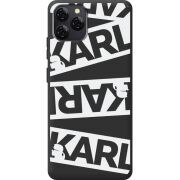 Чорний чохол BoxFace Blackview A95 White Karl