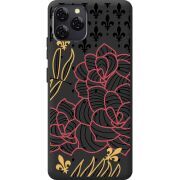 Чорний чохол BoxFace Blackview A95 FranceFlowers