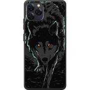 Чорний чохол BoxFace Blackview A95 Wolf