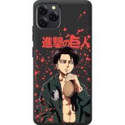 Чорний чохол BoxFace Blackview A95 Атака Титанов Леви