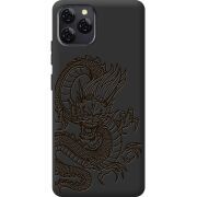 Чорний чохол BoxFace Blackview A95 Chinese Dragon