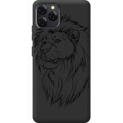Чорний чохол BoxFace Blackview A95 Lion