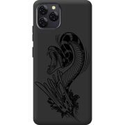 Чорний чохол BoxFace Blackview A95 Snake