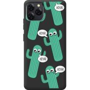 Прозорий чохол BoxFace Blackview A95 с 3D-глазками HIYA