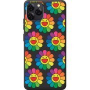Прозорий чохол BoxFace Blackview A95 Hippie Flowers