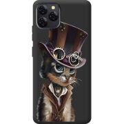 Прозорий чохол BoxFace Blackview A95 Steampunk Cat