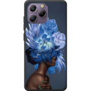 Чохол BoxFace Blackview A96 Exquisite Blue Flowers