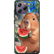 Чохол BoxFace Blackview A96 Капібара з кавуном