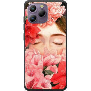 Чохол BoxFace Blackview A96 Girl in Flowers