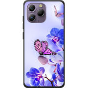 Чохол BoxFace Blackview A96 Orchids and Butterflies