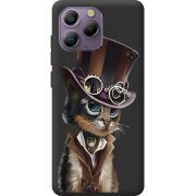 Прозорий чохол BoxFace Blackview A96 Steampunk Cat