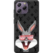 Чорний чохол BoxFace Blackview A96 looney bunny