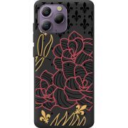 Чорний чохол BoxFace Blackview A96 FranceFlowers
