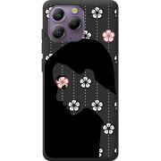 Чорний чохол BoxFace Blackview A96 Flower Hair