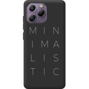 Чорний чохол BoxFace Blackview A96 Minimalistic