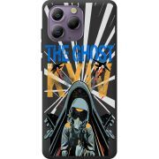 Чорний чохол BoxFace Blackview A96 Привид Києва в дії