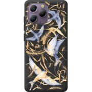 Чорний чохол BoxFace Blackview A96 Ластівки