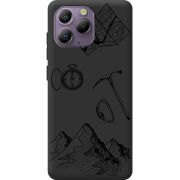 Чорний чохол BoxFace Blackview A96 Mountains