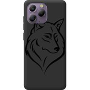 Чорний чохол BoxFace Blackview A96 Wolf