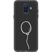 Черный чехол Uprint Samsung A600 Galaxy A6 2018 Balloon