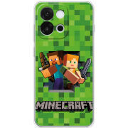 Чохол BoxFace OnePlus 13T Майнкрафт Стів і Алекс