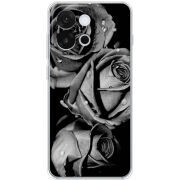 Чохол BoxFace OnePlus 13T Black and White Roses