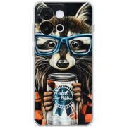 Чохол BoxFace OnePlus 13T Енот с банкой