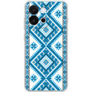 Чохол BoxFace OnePlus 13T Блакитний Орнамент