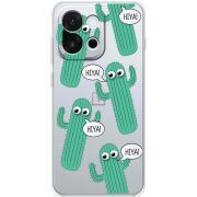 Прозорий чохол BoxFace OnePlus 13T с 3D-глазками HIYA