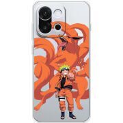 Прозорий чохол BoxFace OnePlus 13T Naruto and Kurama