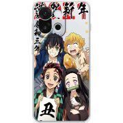 Прозорий чохол BoxFace OnePlus 13T Незуко та друзі
