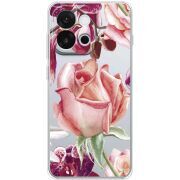 Прозорий чохол BoxFace OnePlus 13T Rose