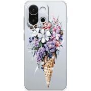 Чохол зі стразами OnePlus 13T Ice Cream Flowers