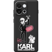 Чорний чохол BoxFace OnePlus 13T For Karl