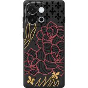 Чорний чохол BoxFace OnePlus 13T FranceFlowers