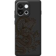 Чорний чохол BoxFace OnePlus 13T Chinese Dragon