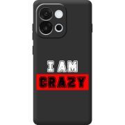 Чорний чохол BoxFace OnePlus 13T I'm Crazy