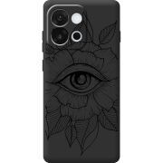 Чорний чохол BoxFace OnePlus 13T Eye