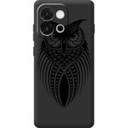 Чорний чохол BoxFace OnePlus 13T Owl