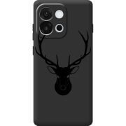 Чорний чохол BoxFace OnePlus 13T Deer