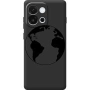 Чорний чохол BoxFace OnePlus 13T Earth