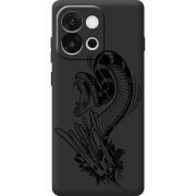 Чорний чохол BoxFace OnePlus 13T Snake