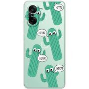 Прозорий чохол BoxFace OnePlus Ace 5 Racing с 3D-глазками HIYA